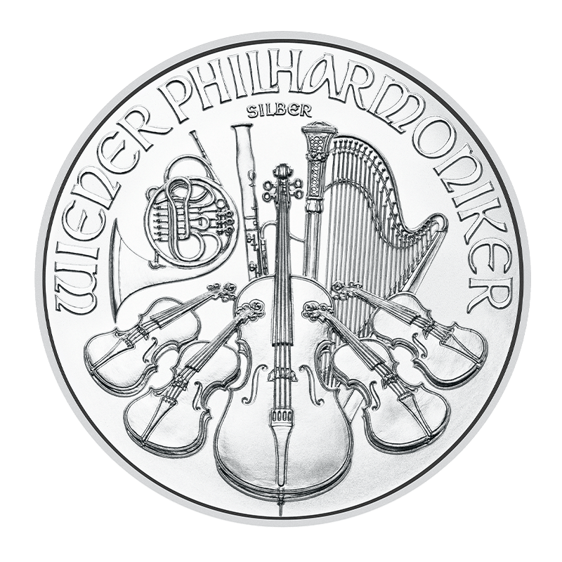 Image for 1 oz Silver Austrian Philharmonic (2024) from TD Precious Metals